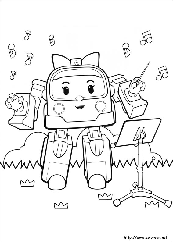 Dibujos Para Colorear De Robocar Poli concernant Coloriage Robocar Poli À Imprimer