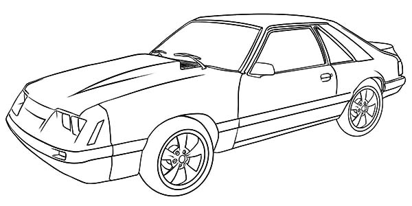 Ford Mustang Gt Car Coloring Pages | Best Place To Color à Coloriage Dragster