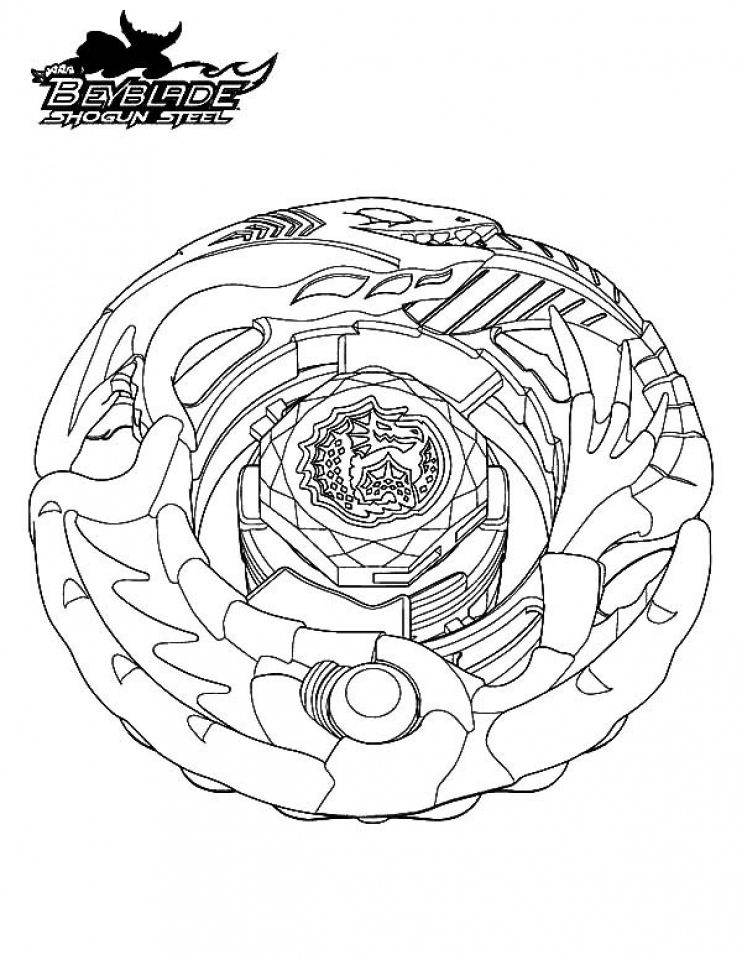 Get This Beyblade Coloring Pages Free Printable 56449 tout Beyblade Burst Coloriage