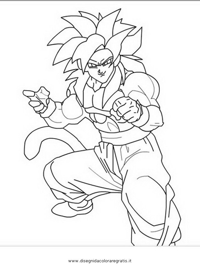 Gogeta Da Colorare Tattoo Pictures To Pin On Pinterest intérieur Coloriage Gogeta