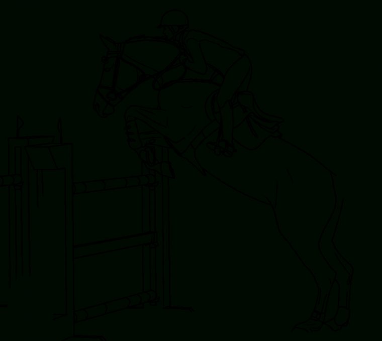 Horse Jumping Drawing At Getdrawings | Free Download encequiconcerne Dessin Cheval Qui Saute