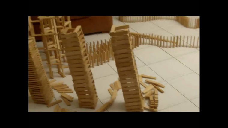 Htk#14 – Kapla Construction Destruction Domino : Pont Et tout Pont En Kapla Facile