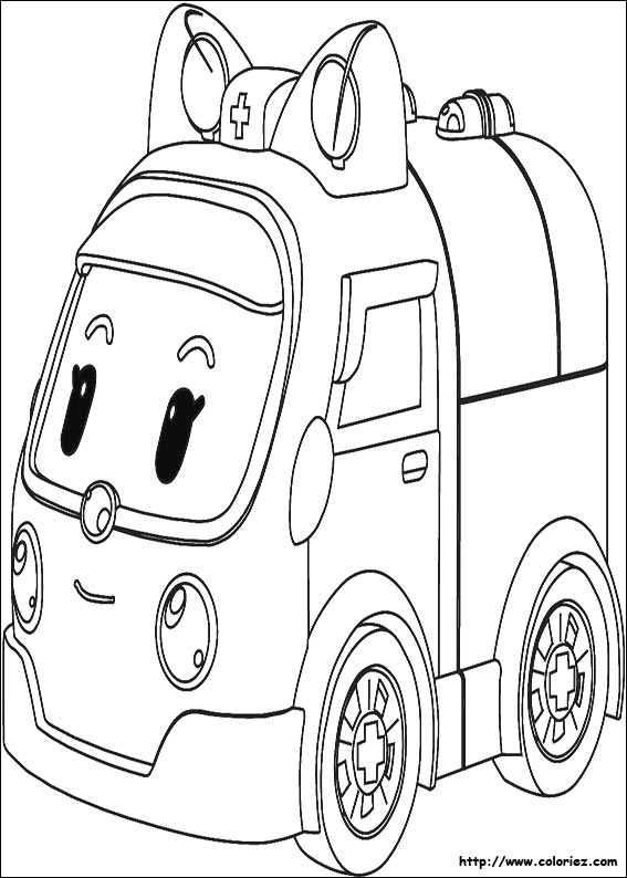 Imprimer Dessin Robocar Poli tout Coloriage Robocar Poli À Imprimer