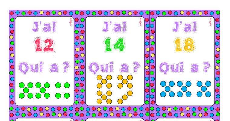 Jai Qui A Comptage 8 À 20 Ipotâme.pdf | Math avec Ipotame Maths