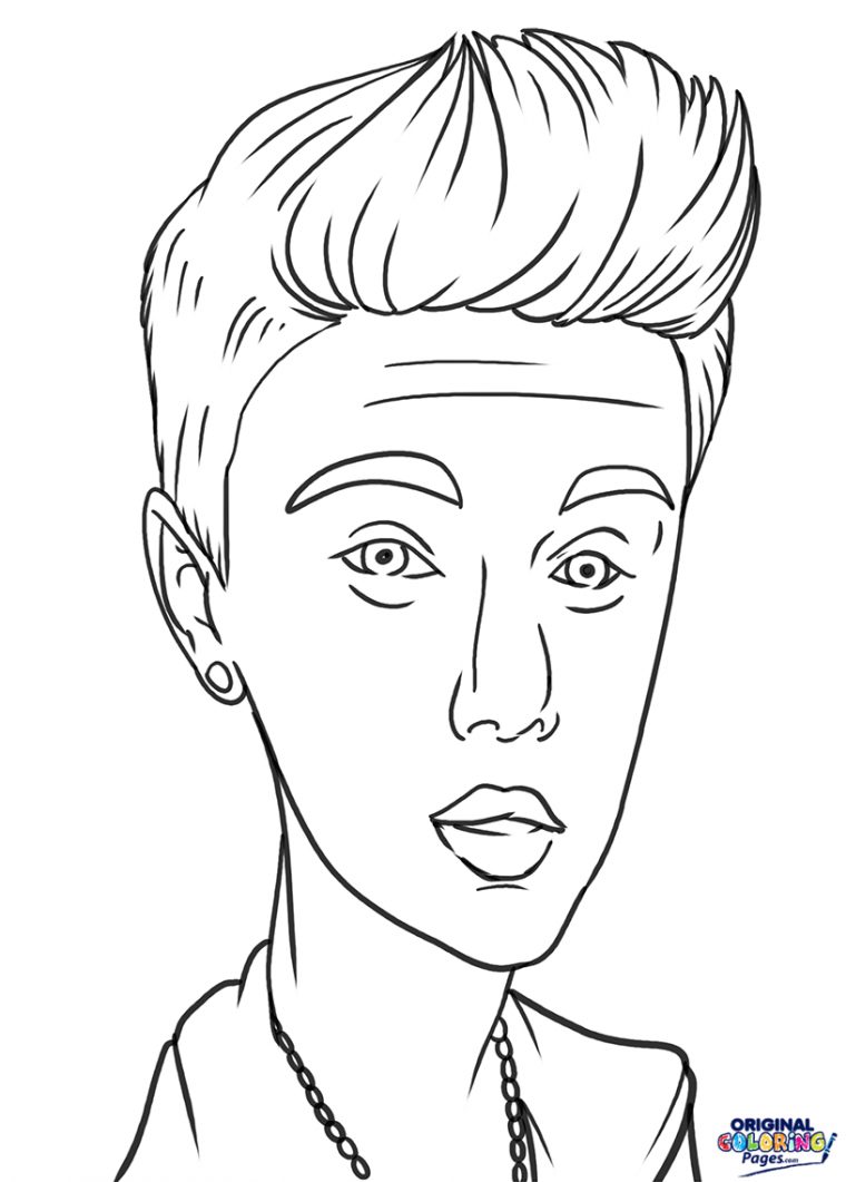 Justin Bieber Coloring Pages At Getcolorings | Free à Coloriage Justin Bieber