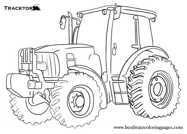 Kleurplaat Tractor Fendt tout Coloriage Tracteur Fendt