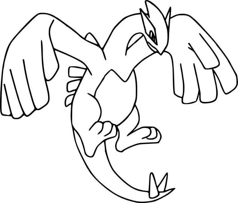 Kolorowanka Pokemon Lugia Do Druku destiné Coloriage Pokemon Zekrom