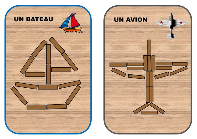 La Classe Du Chat À Lunettes: Ateliers Autonomes | Toy avec Kapla Modele Facile Pdf