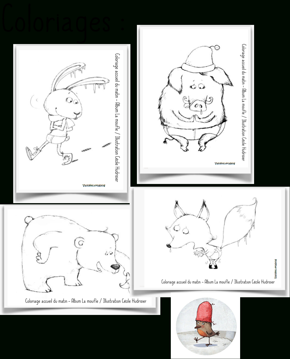 La Moufle | La Moufle, Moufle, La Moufle Maternelle avec Album Coloriage Pdf