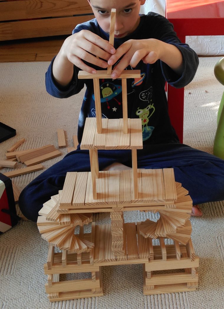 Le Grand Pont | Kapla, Enfant Concernant Construction à Construction En Kapla Facile