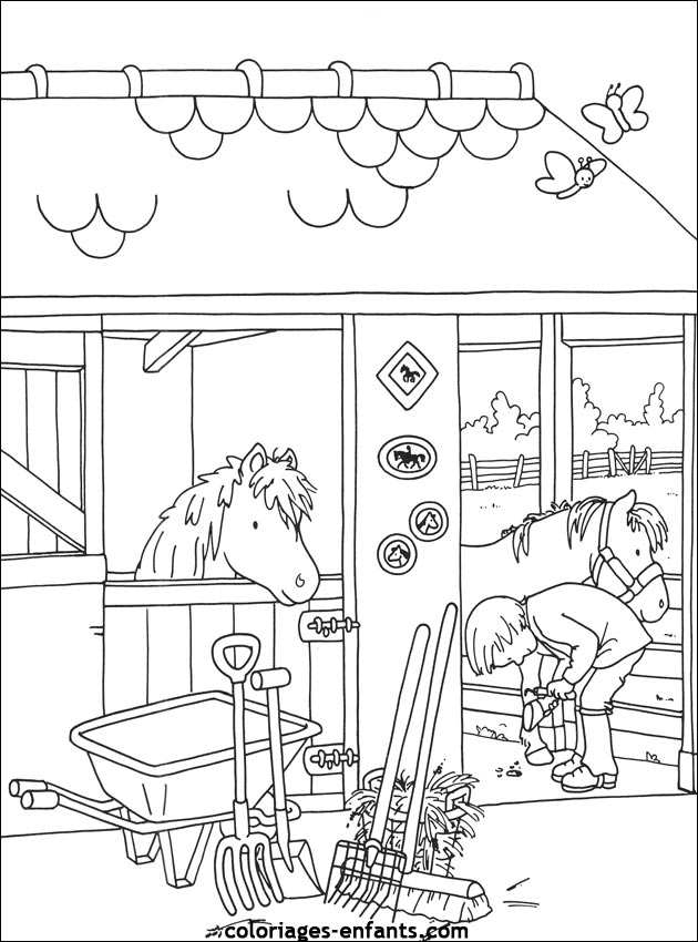 Les Coloriages D'Équitation À Imprimer Sur Coloriages serapportantà Coloriage Equitation