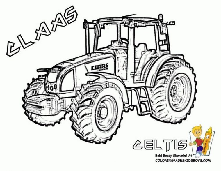 Malvorlagen Traktor Claas | Aiquruguay intérieur Coloriage Tracteur Fendt