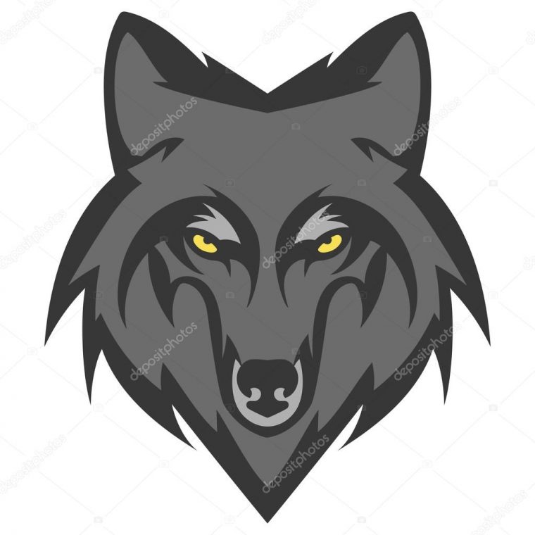 Mascotte De Logo De Tête De Loup Emblème Image Vectorielle à Image Tete De Loup