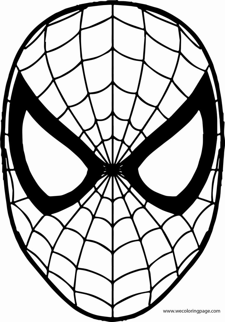 Masque Spiderman À Imprimer – Dessin Facile Couleur concernant Masque Iron Man À Imprimer