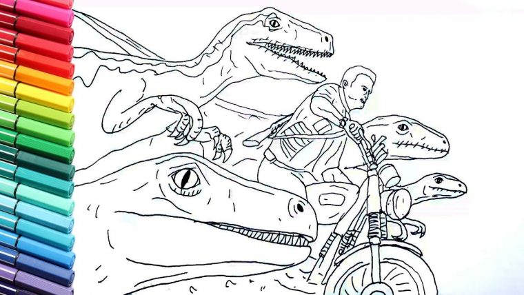 indoraptor coloring pages