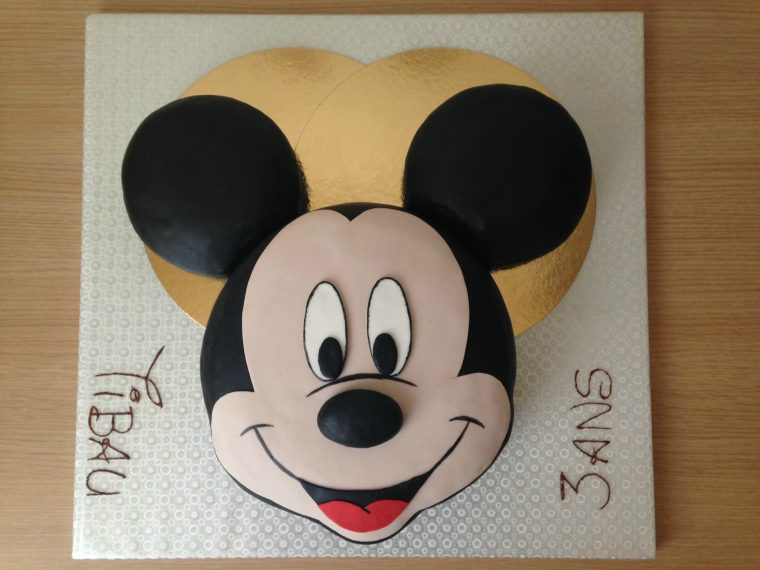 Mickey Pour Tibau ! – Tranche De Cake By Julie avec Tete De Mickey A Imprimer