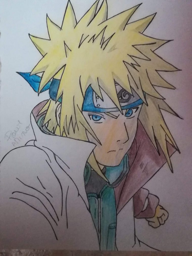 Mon Dessin De Minato😁 | Naruto & Boruto Fr Amino serapportantà Dessin De Naruto Shippuden