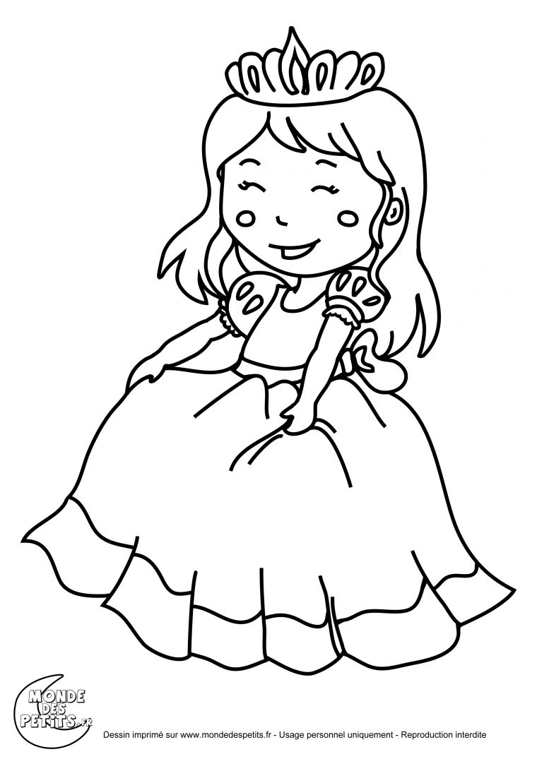 Monde Des Petits – Coloriages À Imprimer avec Coloriage Princesse Manga