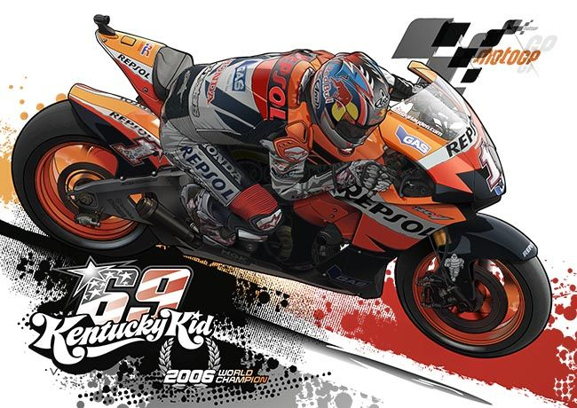 Motogp Drawings – Dessins Vectoriels Imprimés Sur Toile intérieur Moto Gp Dessin