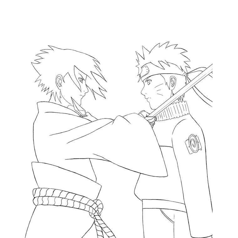 Naruto Coloriage – Greatestcoloringbook tout Image A Imprimer Naruto