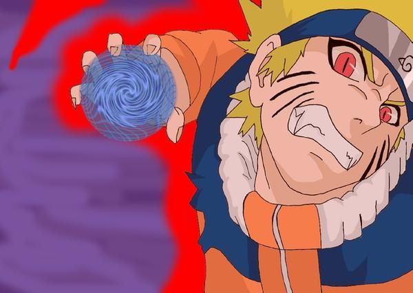 Naruto Kyuubi – Rasengan By Amandalandim On Deviantart destiné Dessin Naruto Rasengan