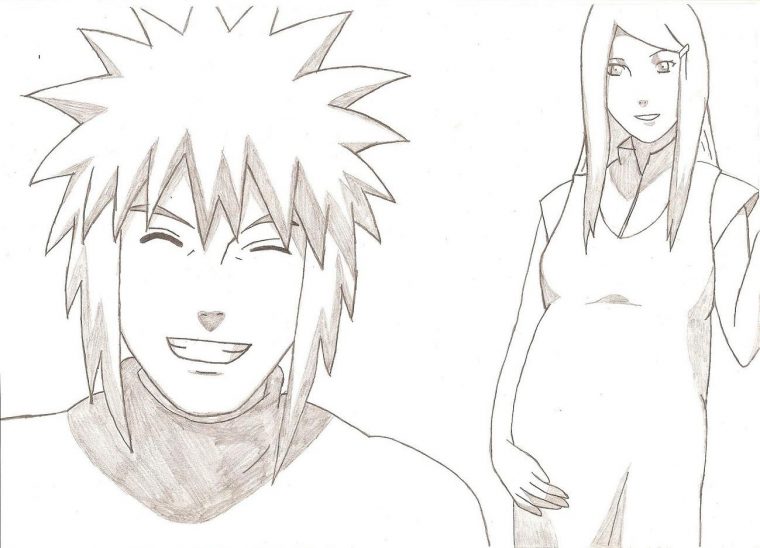 Naruto – The Way Of Naruto – Minato Et Kushina De Kiou à Dessin Minato A Imprimer