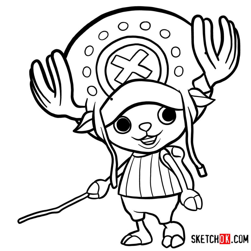 One Piece Cartoon Goodies And Videos dedans Coloriage One Piece Chopper