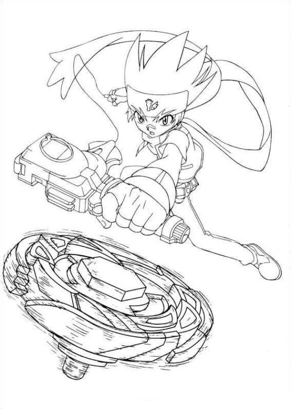 Pin Auf Ausmalbilder Beyblade pour Coloriage Toupie Beyblade Valtryek