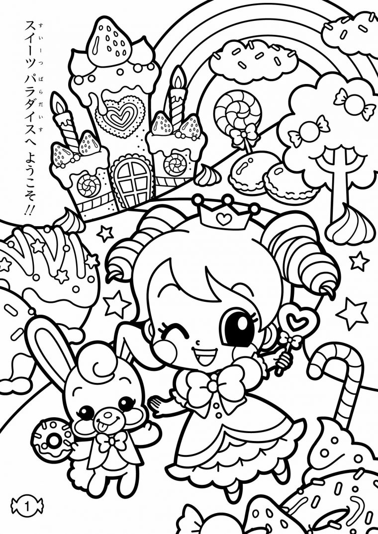 Pin By Hiedi Carter On Coloring Pages | Cute Coloring pour Coloriage Kawaii Disney