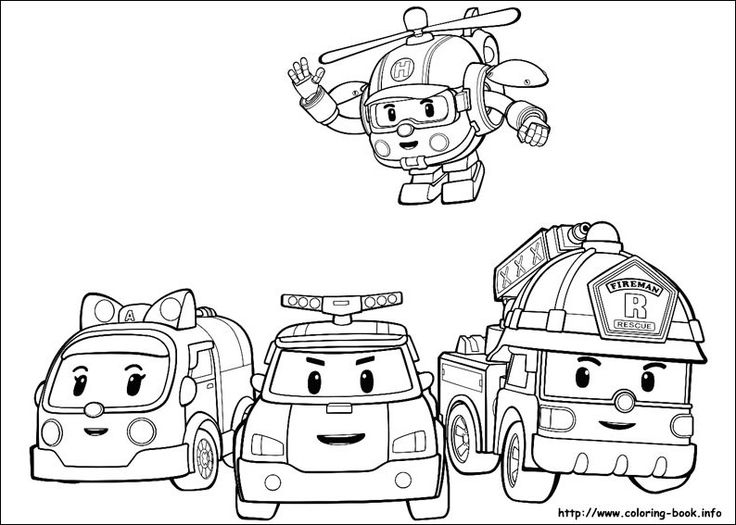 Pin By Lmi Kids On Robocar Poli | Coloring Pages, Superman avec Coloriage Robocar Poli