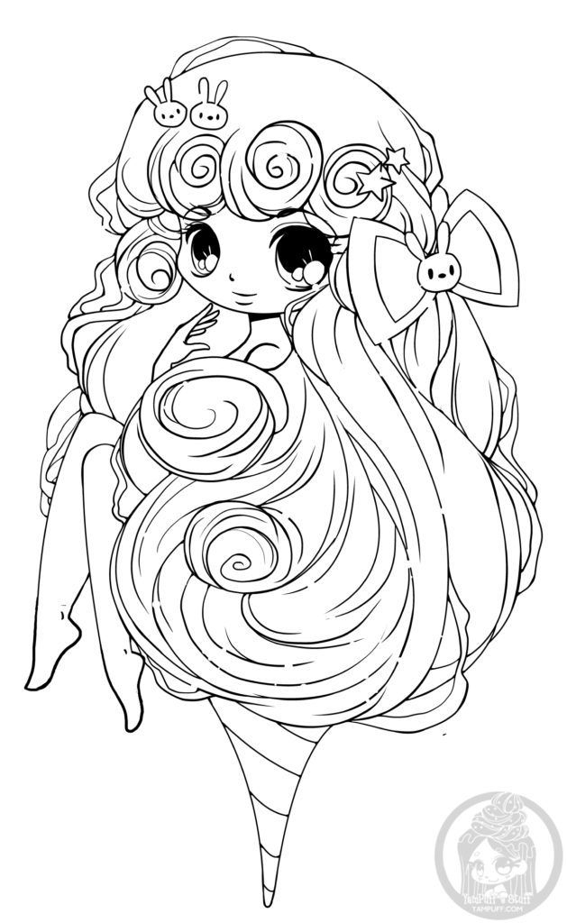 Pin On Dessin destiné Coloriage Manga Fille Kawaii