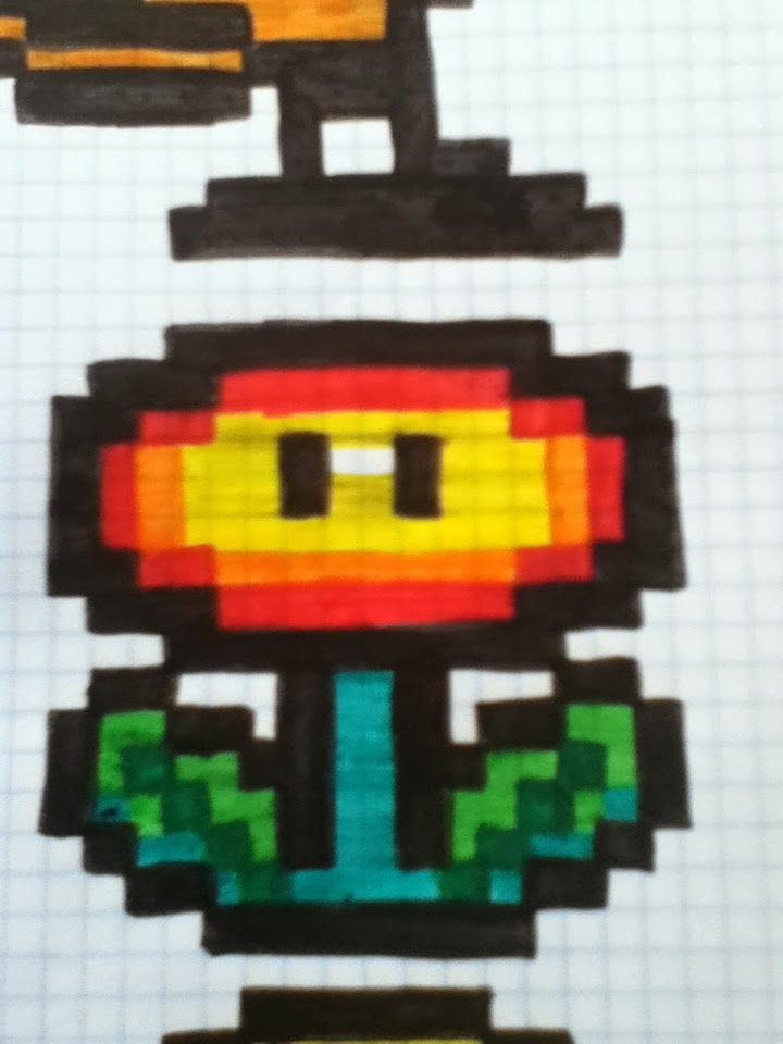 Pixel Art Spain: Super Mario avec Pixel Art Sapin