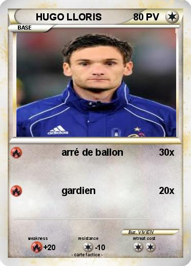 Pokémon Hugo Lloris 42 42 – Arré De Ballon – Ma Carte Pokémon dedans Coloriage Hugo Lloris