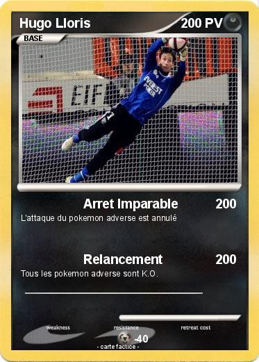 Pokémon Hugo Lloris 58 58 – Arret Imparable – Ma Carte Pokémon avec Coloriage Hugo Lloris