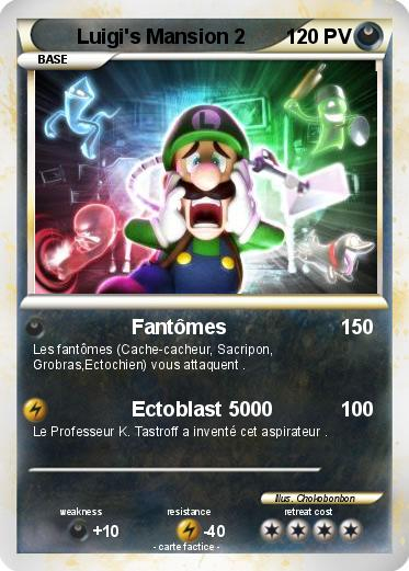 Pokémon Luigi S Mansion 2 3 3 – Fantômes – Ma Carte Pokémon serapportantà Coloriage Luigi Mansion 3