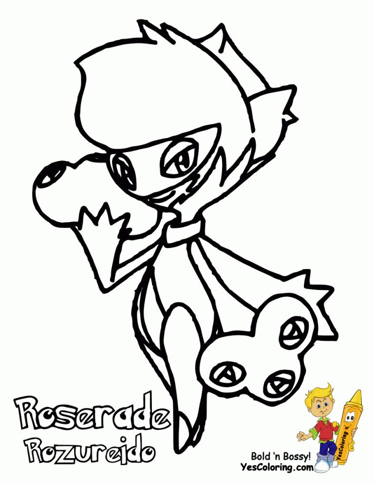 Pokemon Luxray Coloring Pages Coloring Pages
