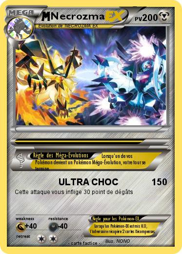 Pokémon Necrozma 115 115 – Ultra Choc – Ma Carte Pokémon encequiconcerne Coloriage Pokemon Ultra Necrozma