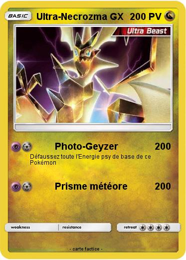 Pokémon Ultra Necrozma Gx 10 10 – Photo-Geyzer – Ma Carte destiné Coloriage Pokemon Ultra Necrozma