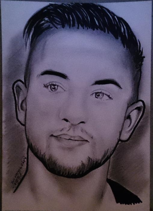 Portrait De Kendji Girac Par Jackiechan Sur Stars Portraits avec Coloriage Kendji