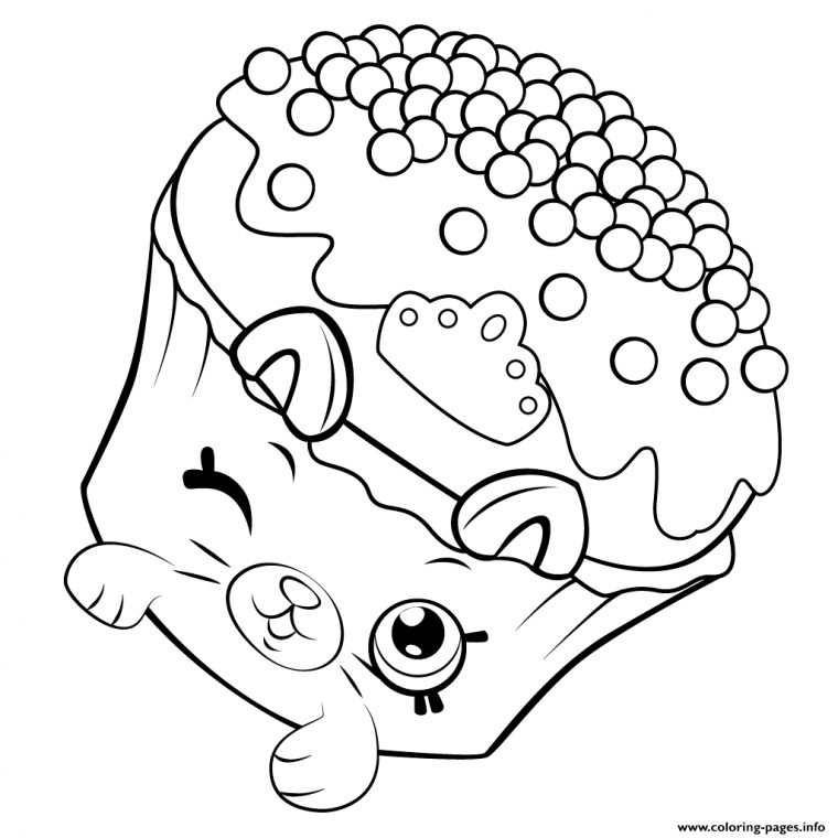 Print Petkins Cupcake Shopkins Season 5 Coloring Pages intérieur Coloriage Cupcake Shopkins