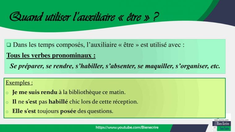 Quel Auxiliaire (Être Ou Avoir) Utiliser Dans Les Temps serapportantà Passe Compose Dormir