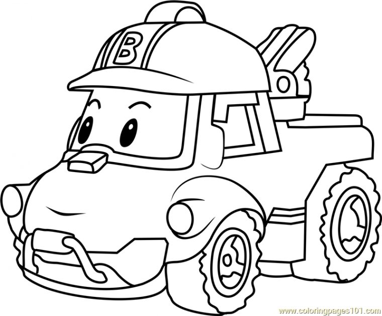 Robocar Poli Coloring Pages – Coloring Home intérieur Dessin A Imprimer Robocar Poli