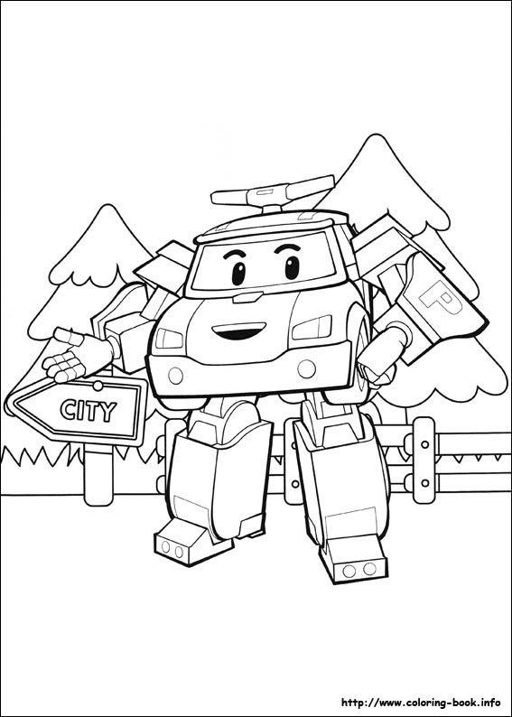 Robocar Poli Coloring Picture | Coloring Pages, Coloring dedans Coloriage Robocar Poli