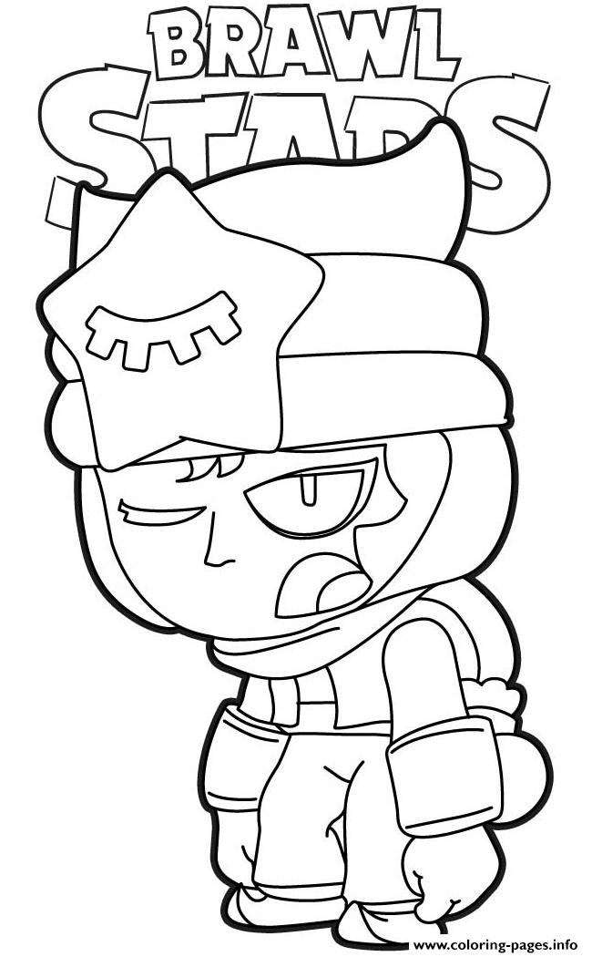 Sandy Tired Brawl Stars Coloring Pages Printable tout Corbac Dessin