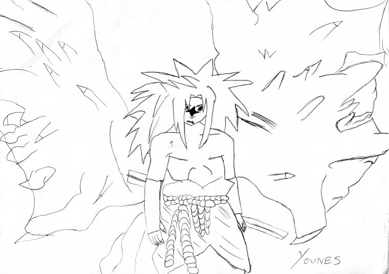 Sasuke Susanoo Coloring Pages tout Sasuke A Imprimer