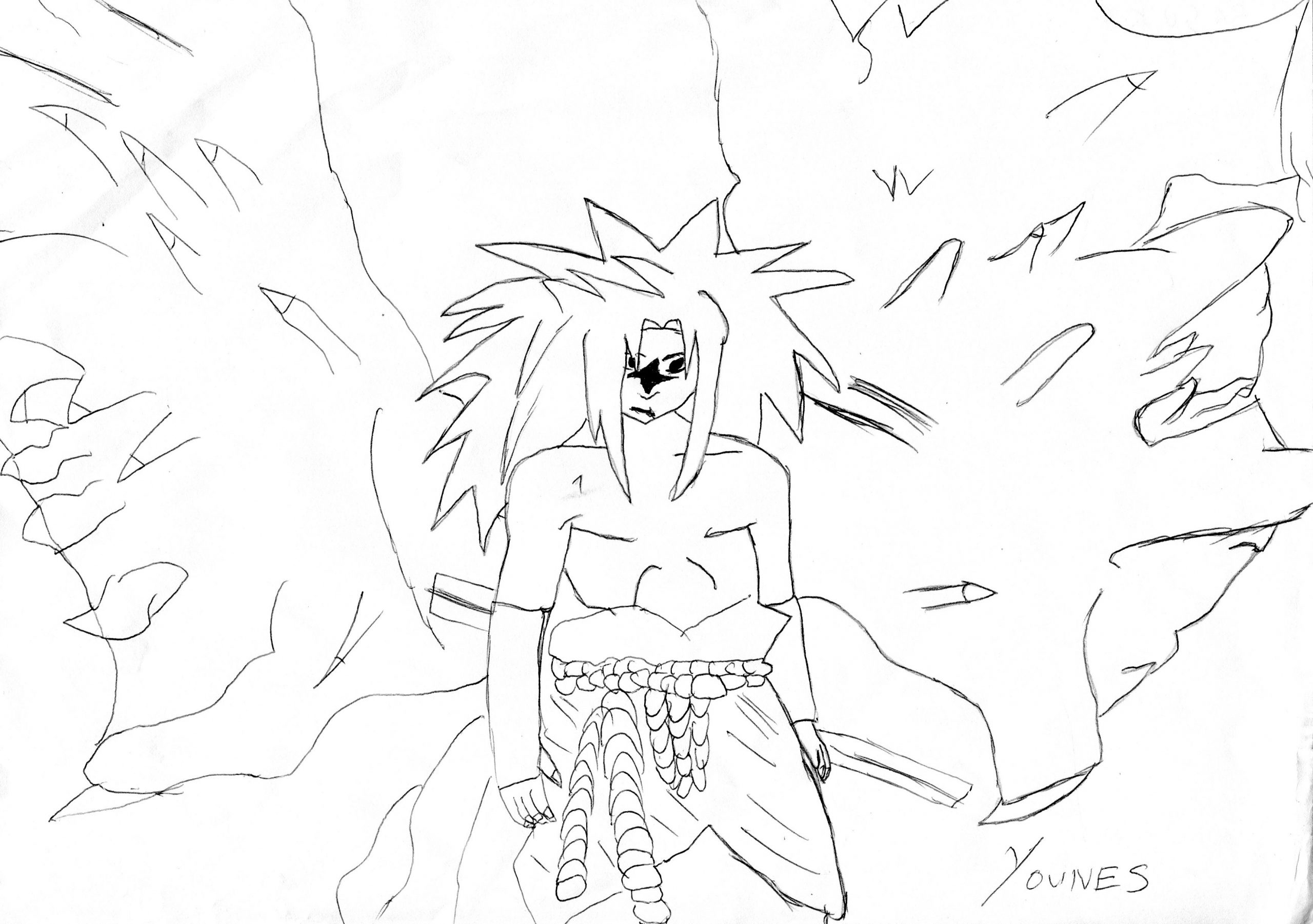 Sasuke Susanoo Coloring Pages tout Sasuke A Imprimer