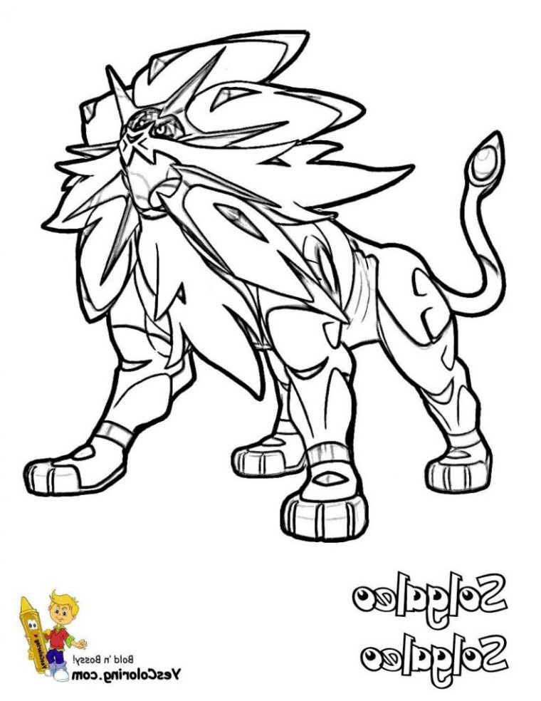 Solgaleo Coloriage Beau Galerie Coloriage Solgaleo Pokemon pour Coloriage Pokemon Solgaleo