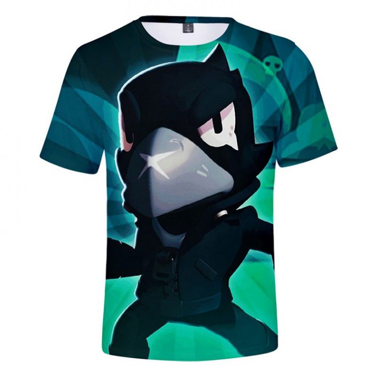 T-Shirt Corbac Le Corbeau Noir | Boutique Brawl Stars intérieur Brawl Stars Corbac