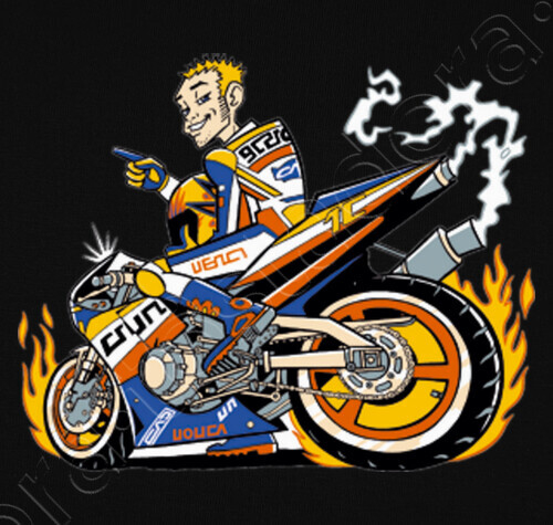 Tee-Shirt Moto Gp – 67393 | Tostadora.fr intérieur Moto Gp Dessin