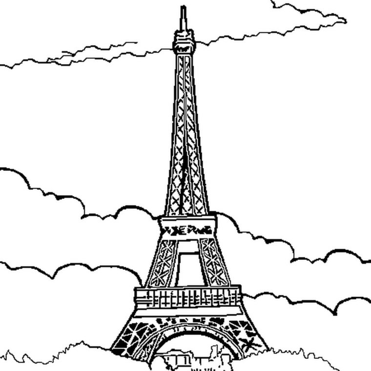 Tour Eiffel Dessin | Besttravels à Comment Dessiner Tour Eiffel